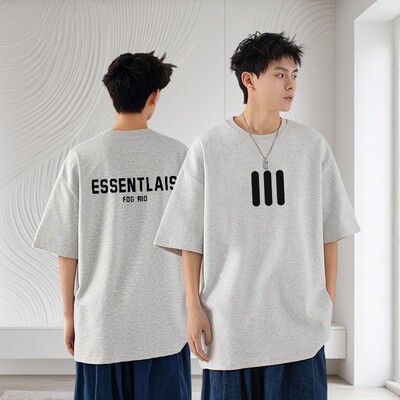 FOG RIO2025新款潮牌原创重磅设计情侣款男女同款纯棉短袖T恤22