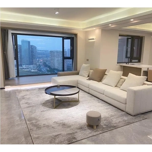 客厅地毯土耳其现代轻奢床边毯茶几毯家用加厚卧室房间地垫方形