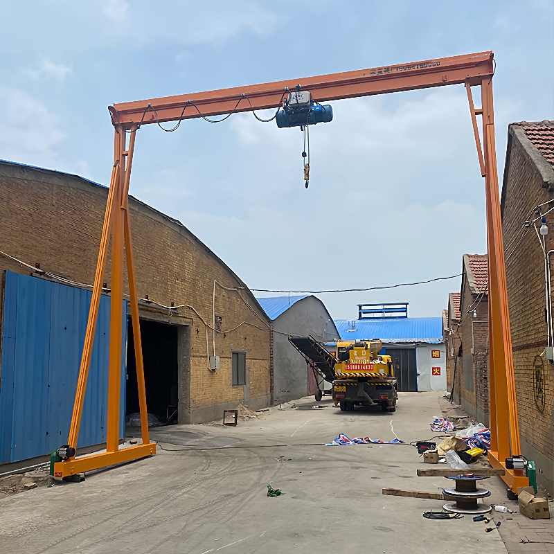 源头工厂移动起重机龙门架电动无轨龙门吊小型龙门吊重物起重吊机