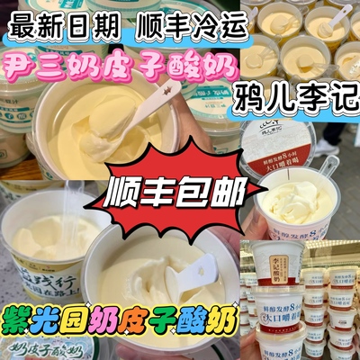 包顺丰北京尹三酸奶鸦儿李记手工奶皮子酸奶紫光园奶皮子代买冷发