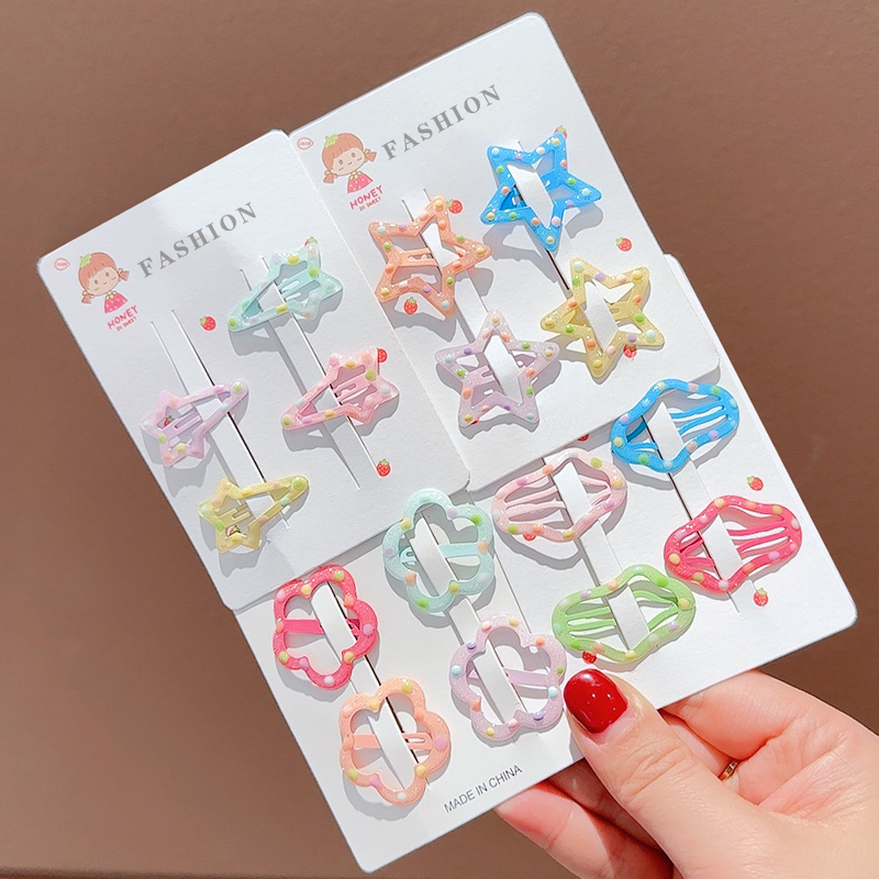 女童多巴胺碎发夹甜美果冻bb夹子