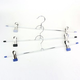 裤 架 40cm加长款 夹裤 挂衣架 u钢质防锈浸塑防滑裤 裙夹可伸缩裤