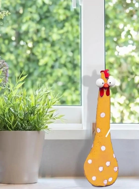 长脖子大眼鸡摆件 园林装饰摆件树脂园艺庭院工艺品装饰