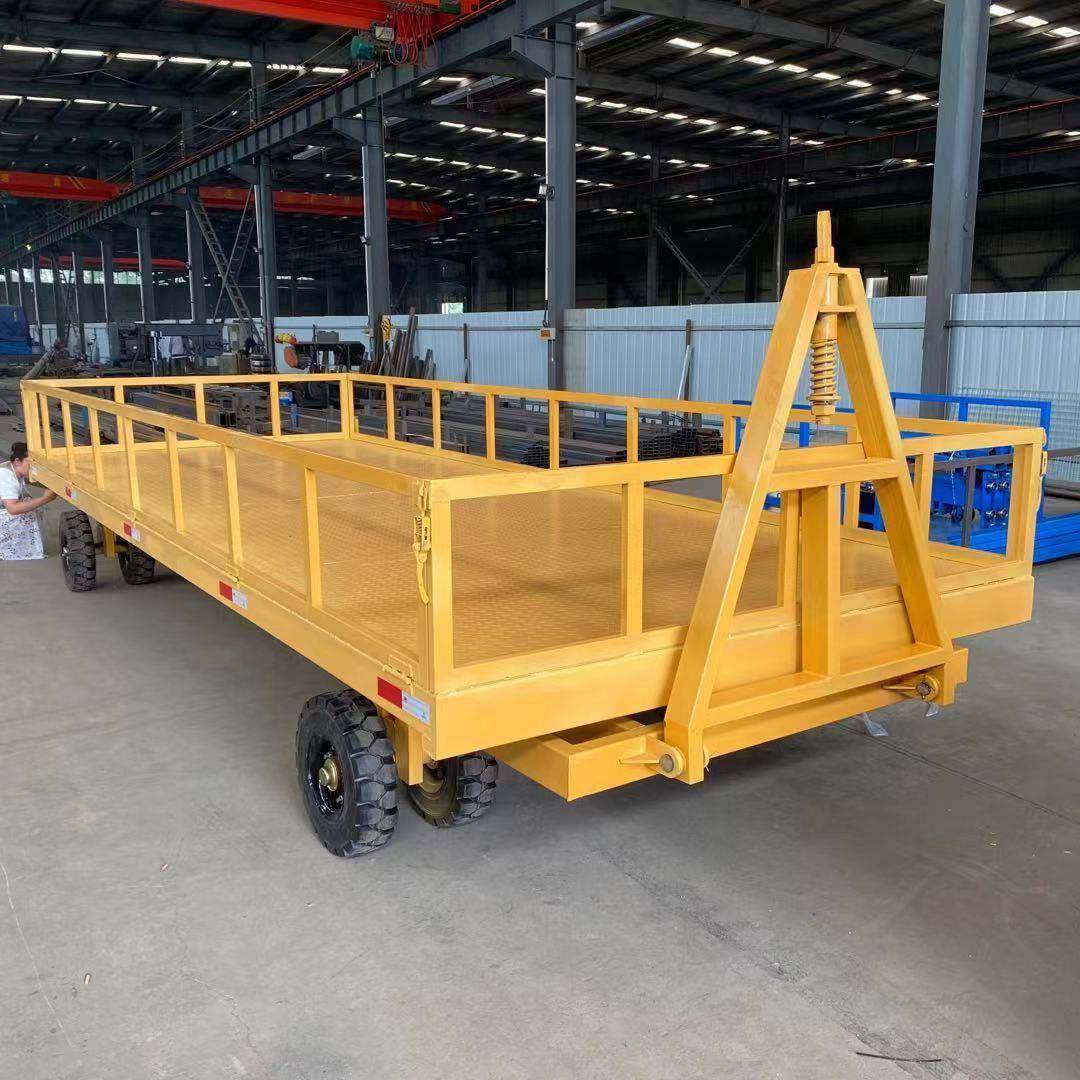 平板拖挂车厂区搬运车货物转运车大吨位重型工具车牵引平板拖车,搬运/仓储/物流设备,其他起重搬运设备,淘宝优惠券,粉丝福利购,淘宝优惠卷