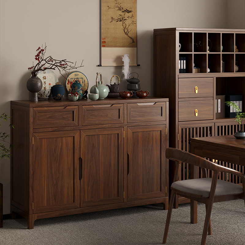 实木餐边柜适宜家用茶室