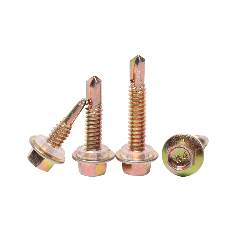 包邮国标北塔外六角钻尾螺钉自攻自钻螺丝彩钢J瓦燕尾螺丝M5.5-6.