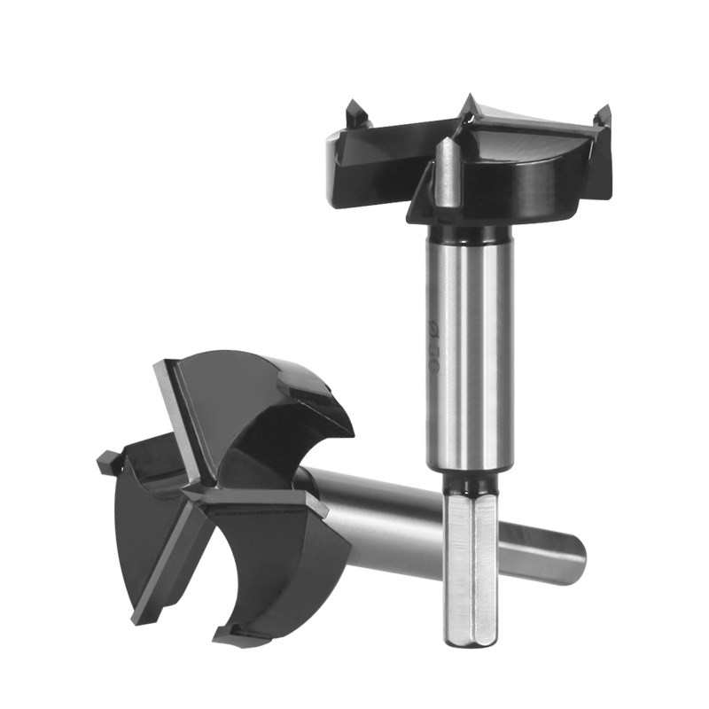 三刃木工开孔器j木头打孔钻头木门木板铰链装锁扩孔桌面手电钻专