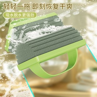 家用迷你小拖把桌面吸t水清洁可拆洗厨房海绵擦清理手持吸水 新款