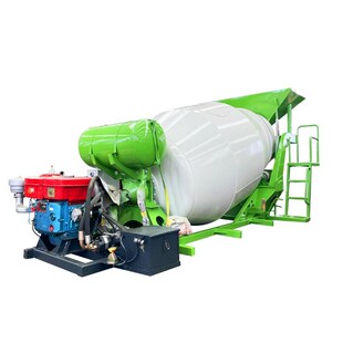 20方搅拌罐车S载混凝土搅拌车上 小型水泥搅拌罐工地柴油搅拌机2