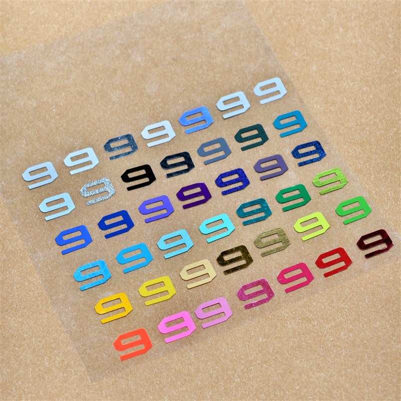 SRM PC9公路自行车功率计牙盘曲柄爪盘曲柄改色标贴纸