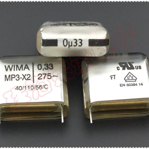 进口德国 0.33uF 275VAC WIMA威马 MP3-X2 安规电容器 p22.5