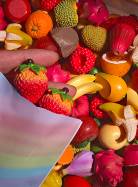 仿真大号水果儿童过家家玩具娃娃屋装饰diy饰品配件树脂桌面摆件