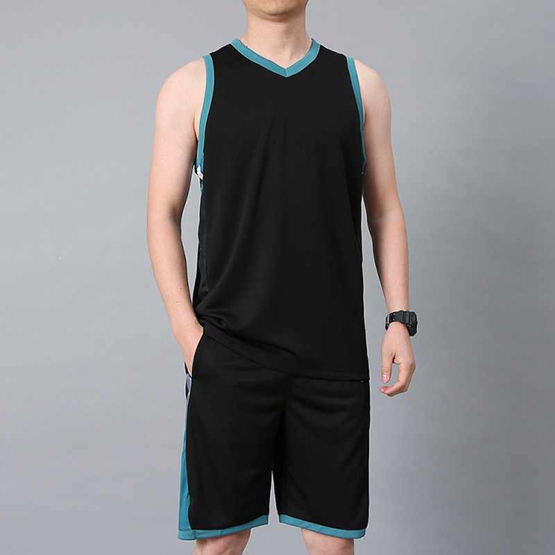 无袖背心短裤运动套装男夏季健身速干篮球服大码宽松