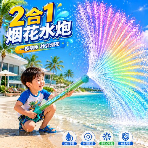 【每人限购一单】二合一烟花水枪