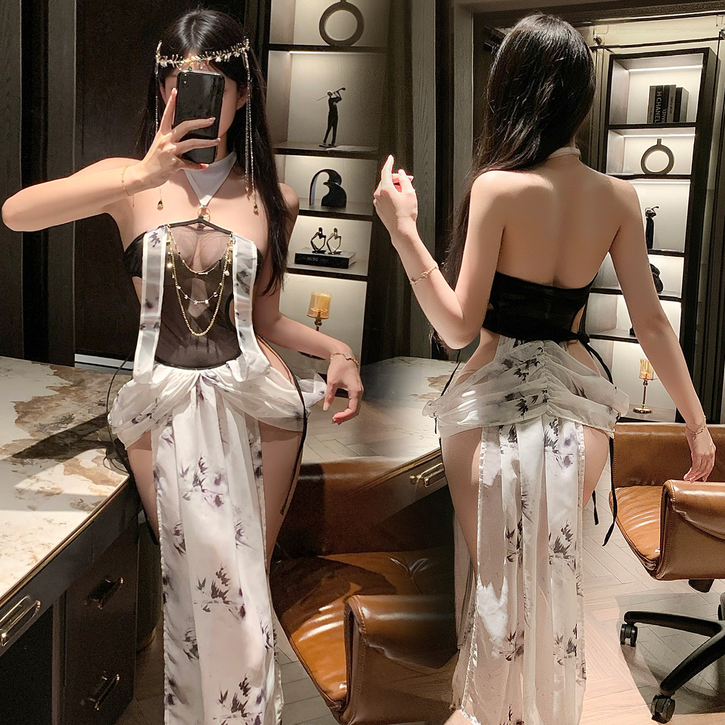 内衣性感小胸超暴露的衣服全透明