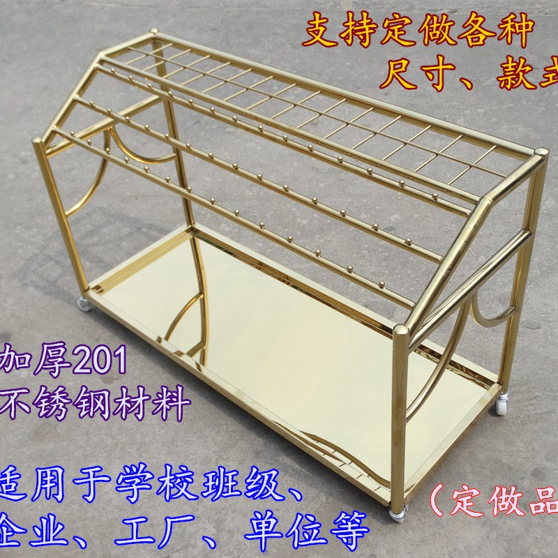 定做企业单位大号雨伞架不锈钢挂伞架定制L学校雨伞挂架工厂雨伞