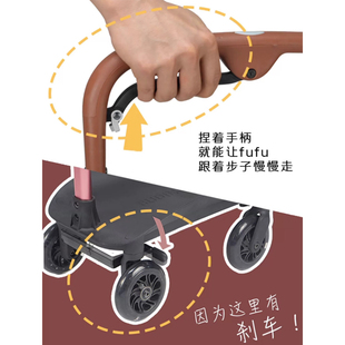 老人安全扶手拉杆箱带煞车防滑z助步行器家用逛街买菜购物小推拉