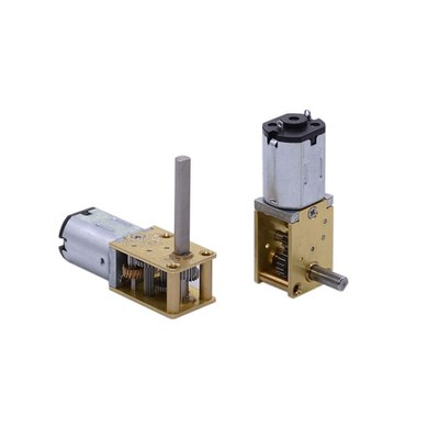 长轴 1812-N20 蜗轮蜗t杆齿轮减速马达C3V6V12V 微型直流自锁电机