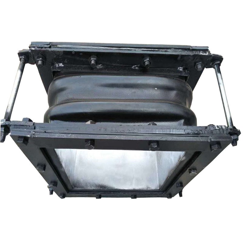 风机用矩形橡胶补偿器 风机橡胶软接头 风机N橡胶软连接波纹膨胀