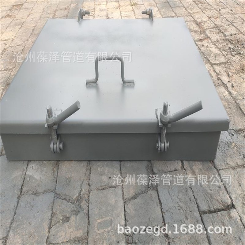 方形检修门锅炉清灰孔门清灰人孔门 捅灰门快开手孔门Y图纸做配件
