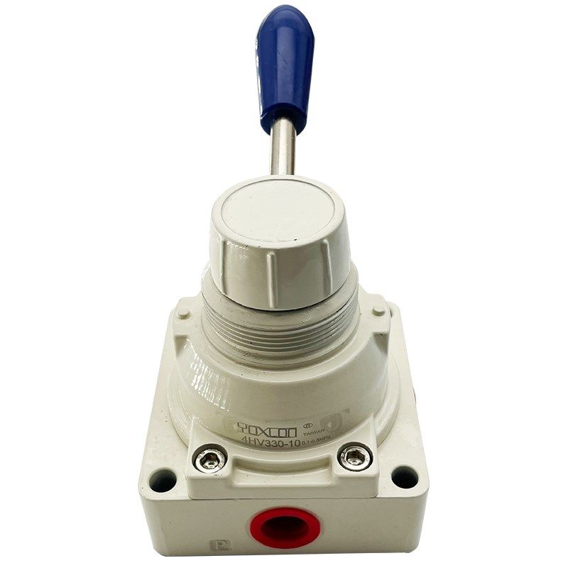 气动开关手动阀二三位四通铝合金气缸B控制手拉转换向阀4HV210-08