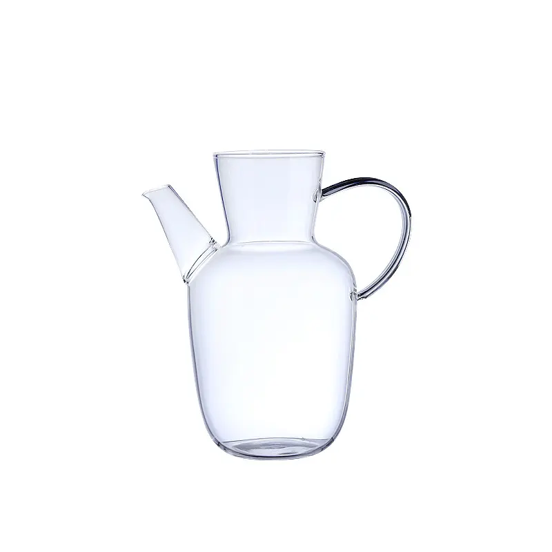 仿宋高硼硅玻璃水经注茶壶小容量带过滤泡茶壶家用功夫茶具手执壶