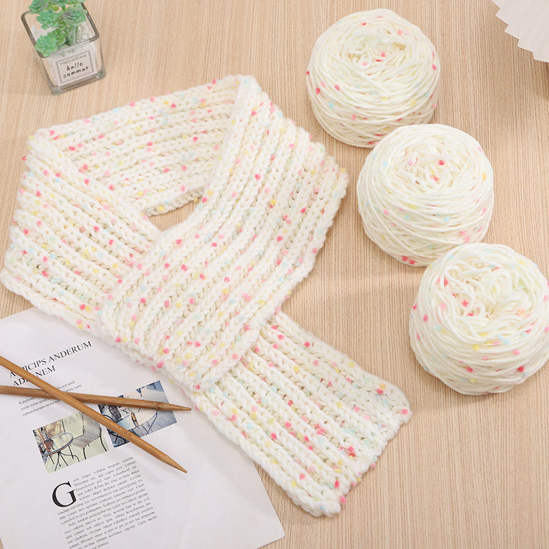 糖豆豆线围巾线手工编织网红手混围巾材料包彩色渐变毛线,服饰配件/皮带/帽子/围巾,DIY编织材料包,淘宝优惠券,粉丝福利购,淘宝优惠卷
