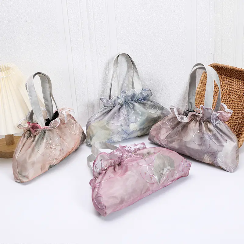 双层刺绣立体公主雨伞蕾丝花边太阳伞防晒防紫外线女黑胶遮阳伞