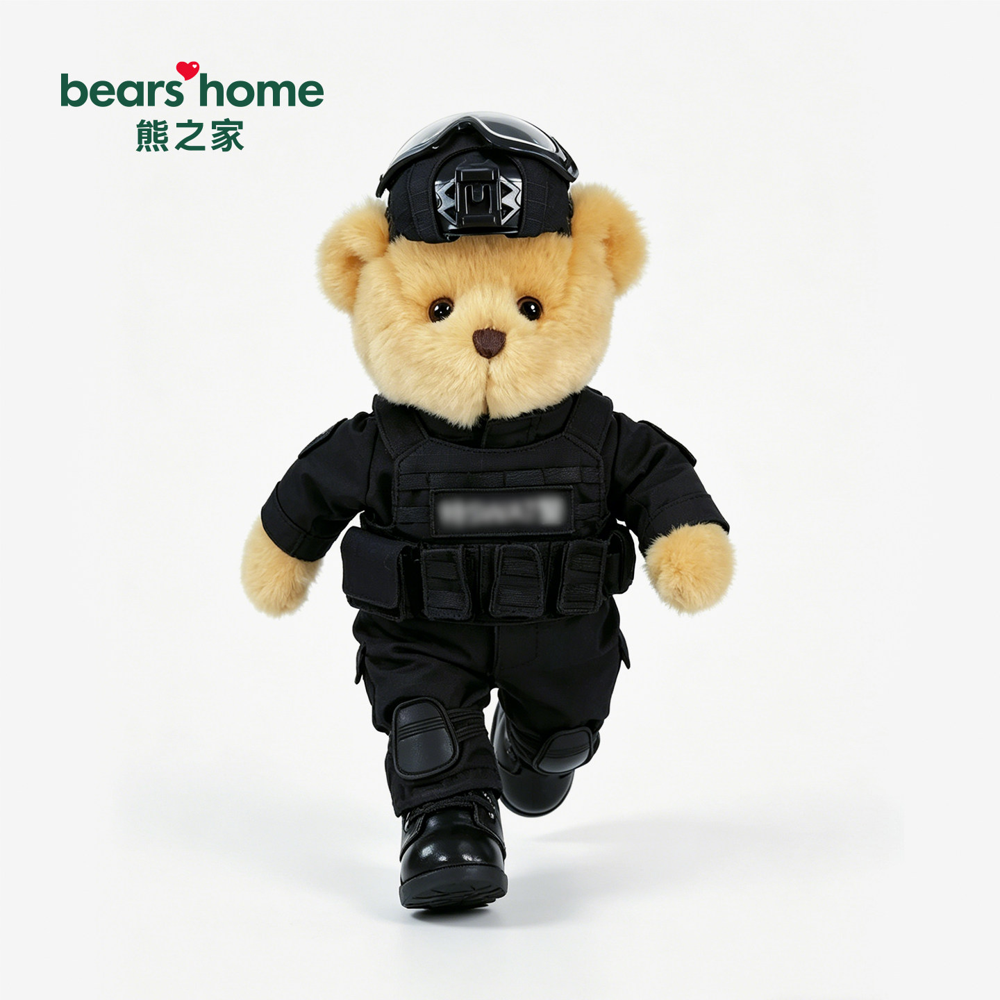 bears'home熊之家特警警察小熊玩偶公仔生日礼物职业形象专属定制