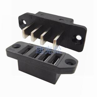 C04M 4P配套大电流电池连接器间距6.1和7.6电池座公座DS