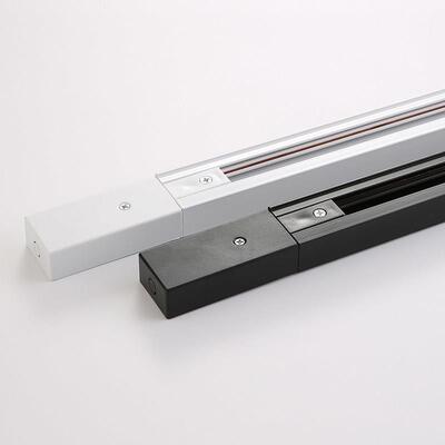 Mosinger射灯轨道灯配件直角平角连接器带槽藏线轨道条导轨滑轨