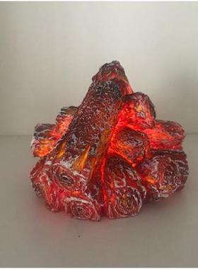 LED仿真木炭炭火灯厂家定制火焰灯创意礼品氛围灯