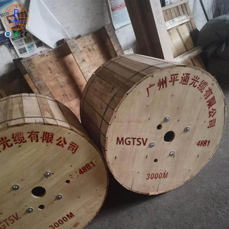 12芯矿用阻燃光缆MGTSV室外24芯多模光缆铠装矿山井下通信光纤线