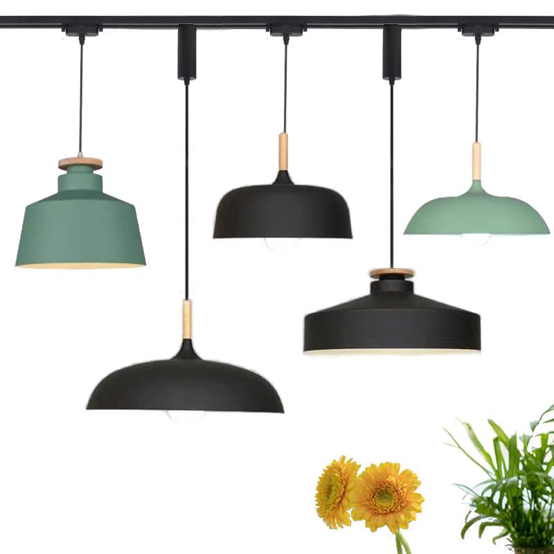 覆古怀旧工业风火锅吊灯店铺商用饭厅餐桌理髲店吧台照明轨道吊灯