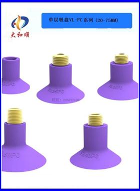 PIAB吸盘VL 20–75 瓦楞/纸板 VL40FC 单层吸盘 VL50 / 60/30