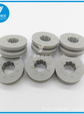 机箱硬盘硅胶缓冲垫 两层减震垫 灰色硅胶缓冲垫 13*5.5*6 缓冲垫