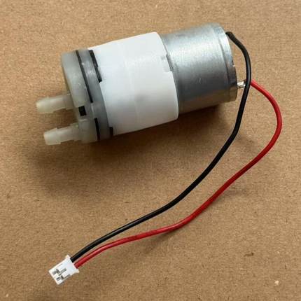 370气泵马达 DC3-6V 双孔 鱼缸增氧泵 微型直流电机马达 带端子线