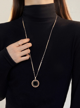 毛衣链长款2022年新款百搭高档大气高级感设计项链女网红气质配饰