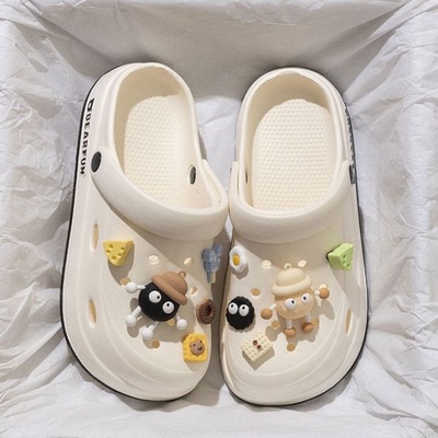 踩屎感洞洞鞋EVA防滑软底