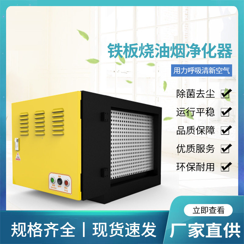 【铁板烧油烟净化器】碳烤烧烤烤串烧烤车排烟