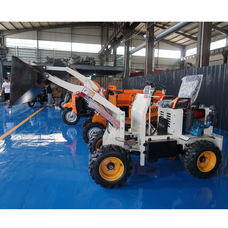 柴油四驱装载机 农用养殖场清粪抓草机 工程建筑小型铲车