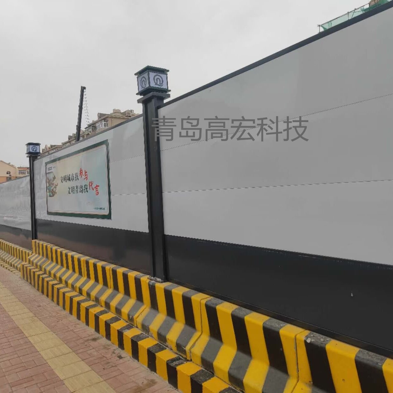 青岛装配式围挡地铁围挡钢结构围挡