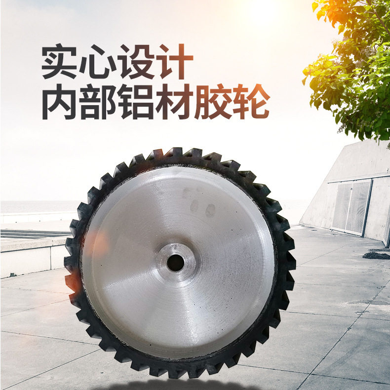 厂家直供聚氨酯包胶轮多种规格万向轮大量现货包胶滚轮直销