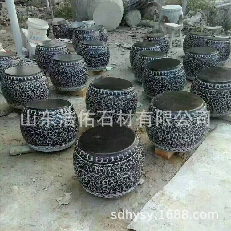 厂家直销柱基石柱顶石柱脚石古建仿古石柱墩石柱子