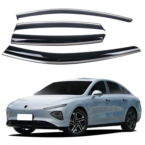适用于荣威D723款专用车窗带亮条晴雨挡导流板雨眉加厚