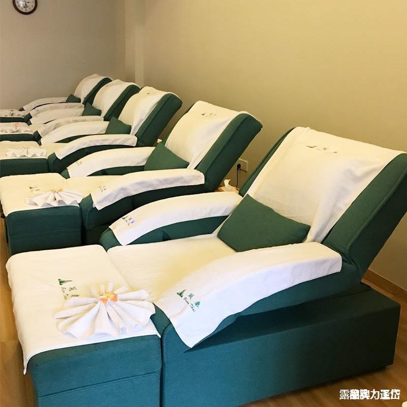 足浴沙发电动浴室大厅足浴按摩床沐足洗脚修脚沙发椅足疗沙发躺椅