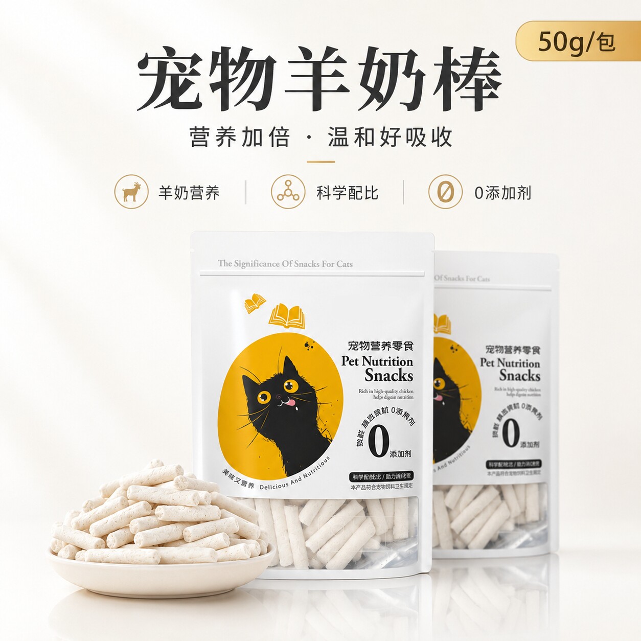冻干羊奶棒狗狗零食幼犬专用磨牙棒两个月比熊泰迪小型犬训练奖励图片