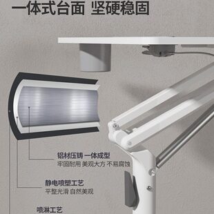可折叠升降桌电脑办公沙发床边桌可移动家用学习书桌演讲台 站立式