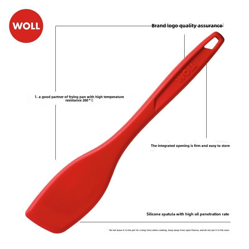 德国wol西式铲硅胶铲煎饼铲耐高温不粘锅用食品级迷你一体式煎铲