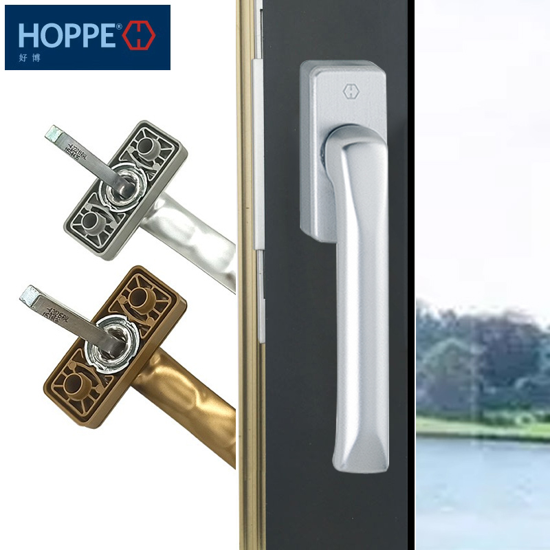 德国进口好博013扁执手断桥超薄窗户把手窗执手平开窗玻璃窗把手